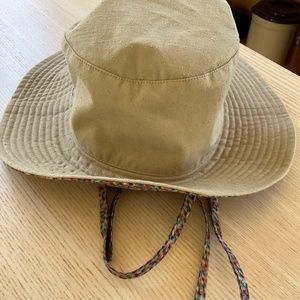 KasMaria Sun Hat in Beige and Floral